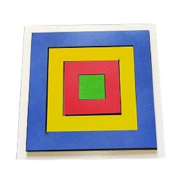 Brinquedo educativo - Monta monta Quadrado - Jogo infantil 2 anos - estimula coordenação motora