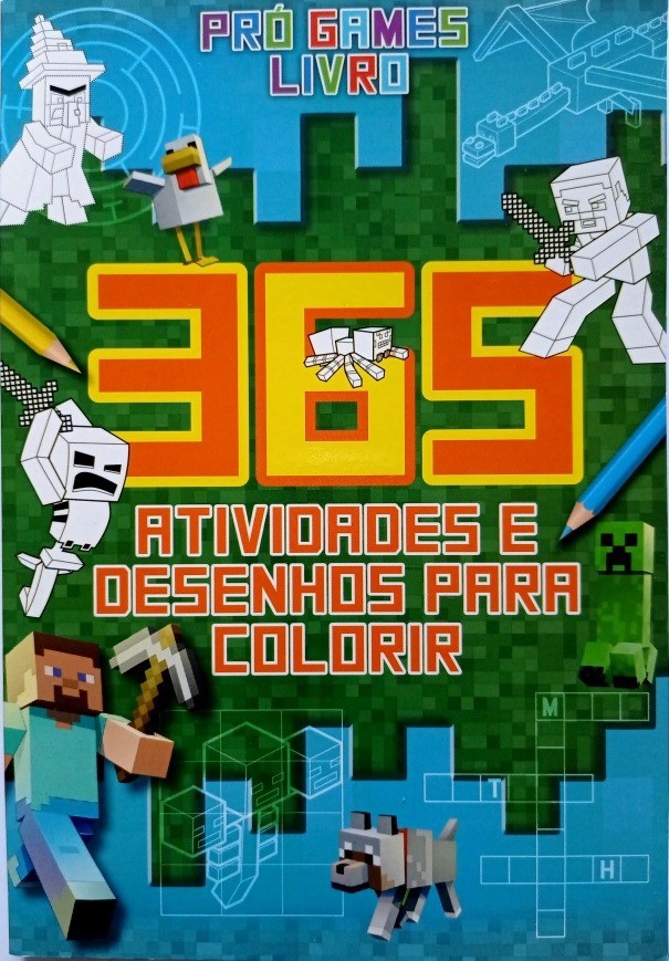 Pró Games livro 365 Atividades e Desenhos para Colorir