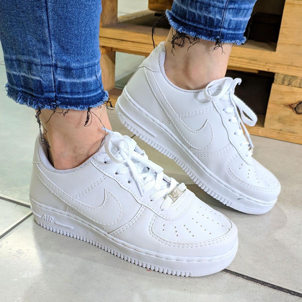 Tênis Nike Air Force Branco Unissex - PROMOÇÃO