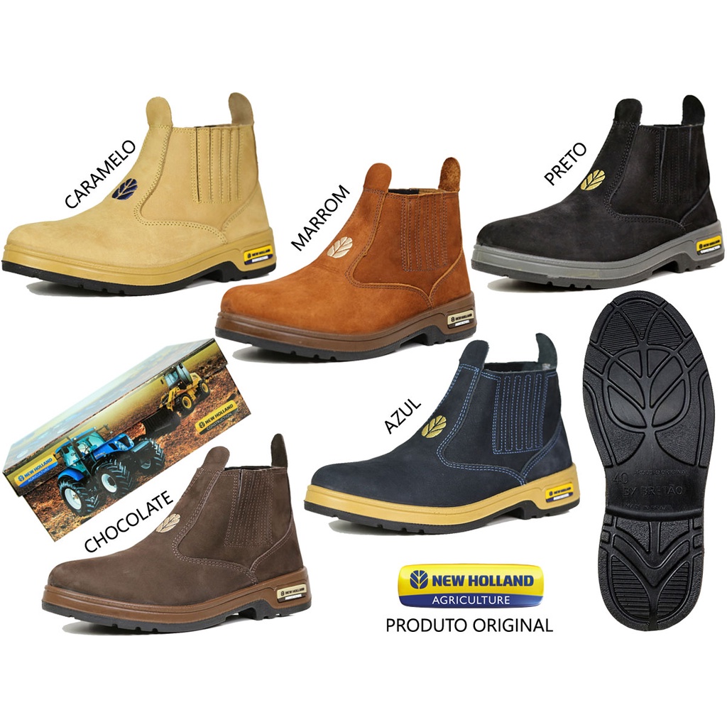 New holland boots best sale