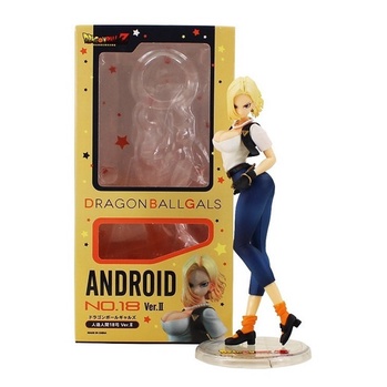 Action Figure Dragon Ball Gals Android 18 Vers o II Boneca Mang Anime