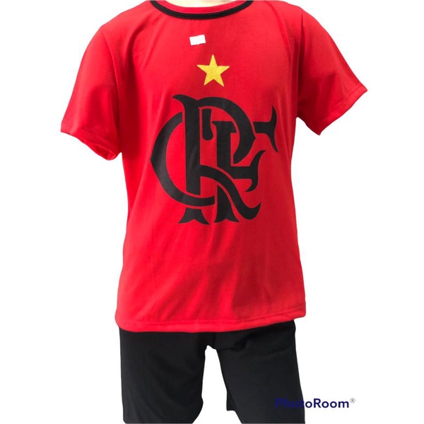 Pijama Flamengo Personagem Curto Infantil Masculino Temáticos Rupas de ...