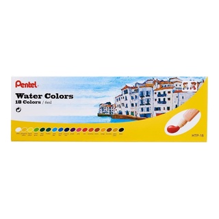 Aquarela a Base de Água PENTEL c/ 18 Cores