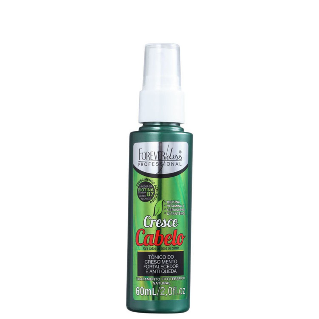 Forever Liss Cresce Cabelo - Tônico Capilar 60ml | Shopee Brasil