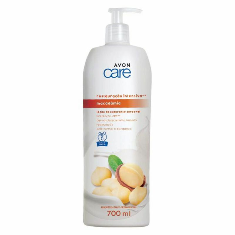Avon Loção Hidratante Corporal Macadâmia Avon Care 700ml Shopee Brasil