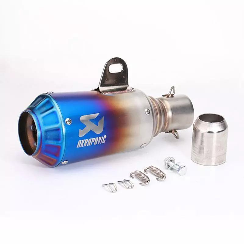 Tubo De Escape De Fibra De Carbono De 38-51mm Para Motocicleta