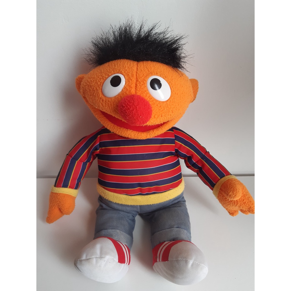 Boneco de Pelúcia Ênio da Vila Sésamo Fisher Price Tamanho 45cm ...