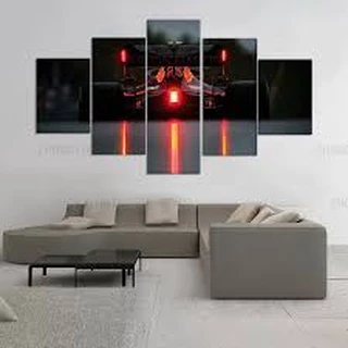 Quadro decorativo mosaico carro formula 1 mdf alta qualidade