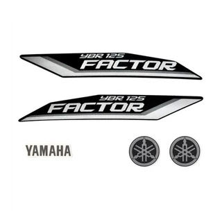 Kit Adesivos Yamaha Ybr 125 Factor 2011 Faixas Cores Motos