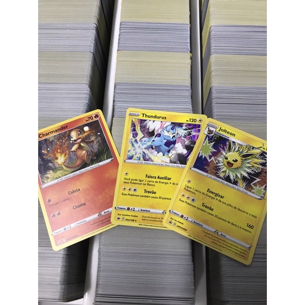 Lote 50 Cartas Pokémon Gx Em Português Cartas Brilhantes Sem Repetir -  TechBrasil