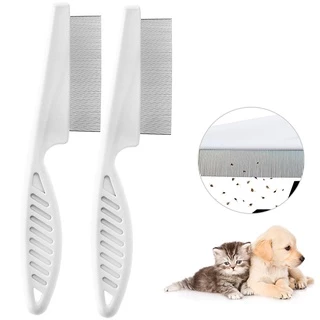 Casa De Estimação Animal Care Pente/Proteger De Pulgas Para O Cão Gato/Aço Inoxidável Repelente Grooming Cabelo Suprimentos De Limpeza
