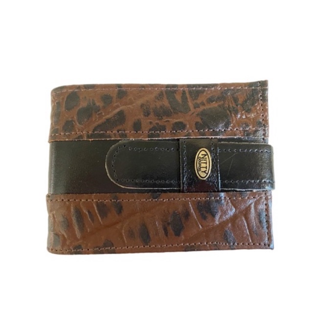 Carteira Masculina de couro porta documentos/ cartões/ moedas - cores sortidas