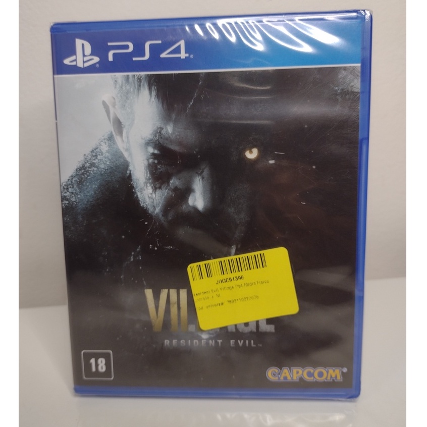 Jogo Resident Evil Village Standard Edition Ps4 Midia Fisica Novo e Lacrado Pronta Entrega Shopee Brasil