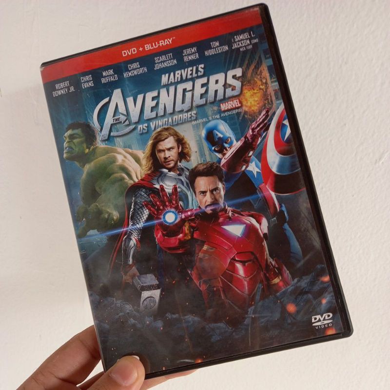 Dvd Blu Ray Marvel The Avengers Os Vingadores Shopee Brasil