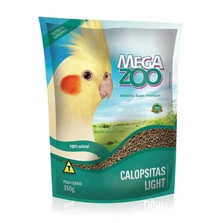 Ração Megazoo Para Calopsitas E Periquitos Light 350G