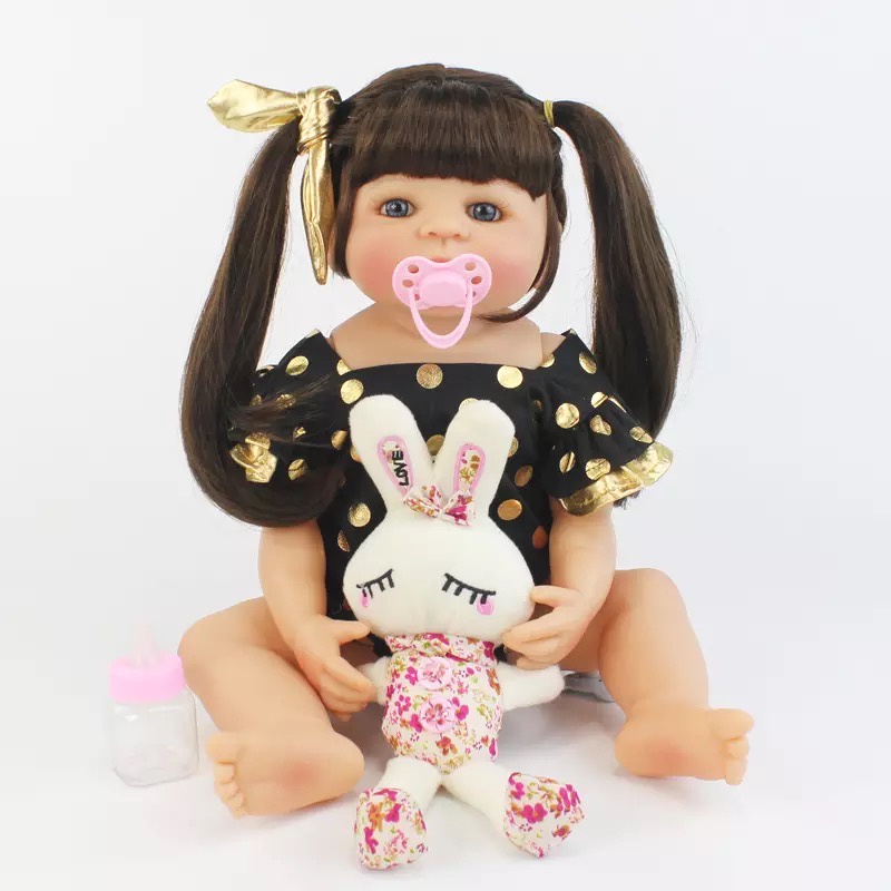 Boneca Bebê Reborn,boneca reborn super realista,bonecas renascidas bebê  reborn menina de 55cm corpo inteiro silicone boneca realista aniversário  presentes de natal,B,menina : : Brinquedos e Jogos