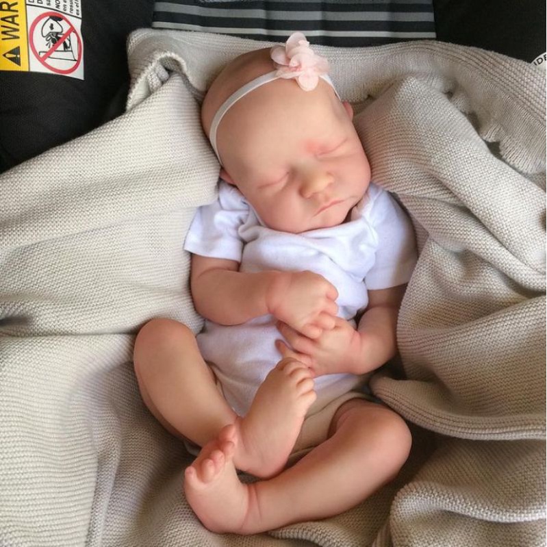 Boneca Reborn cheirinho de amor petit com olhos abertos acordada bebe reborn realista bebezao real nenem