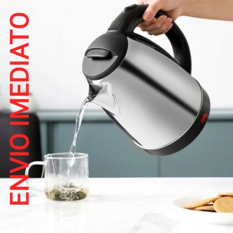 Chaleira Eletrica De Inox 2L 127V Plastico Color - Déco Eletro