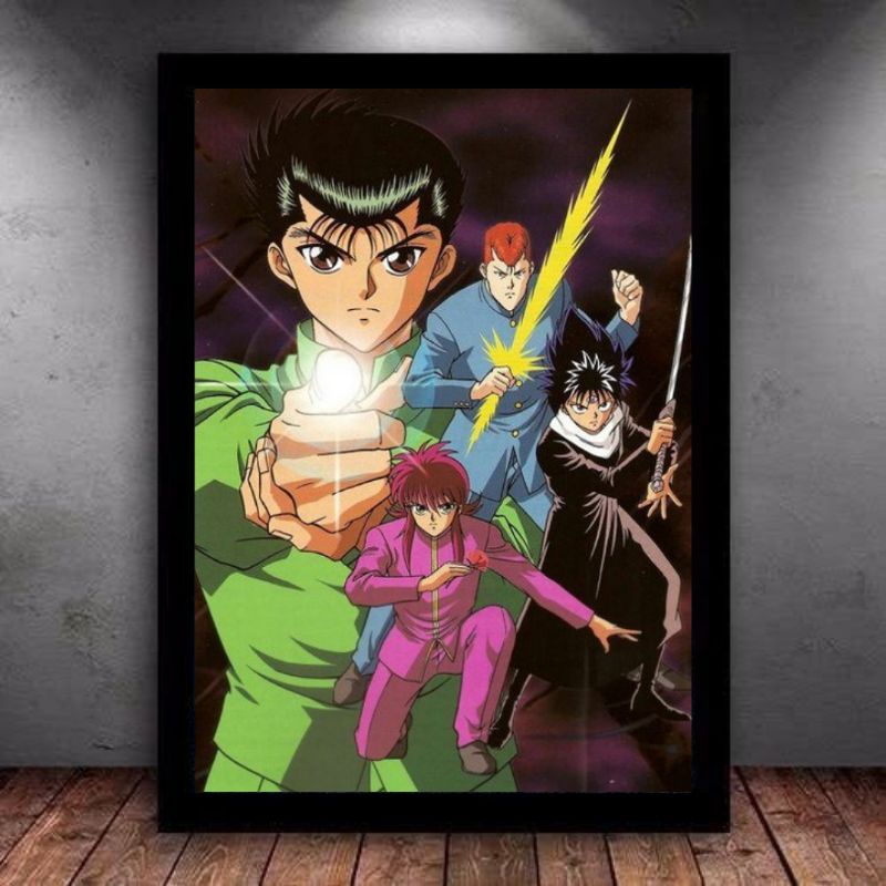 Quadro Decorativo Yu Yu Hakusho Animes Shopee Brasil