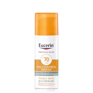 Protetor Solar com Cor Eucerin Sun Oil Control Tinted FPS 70