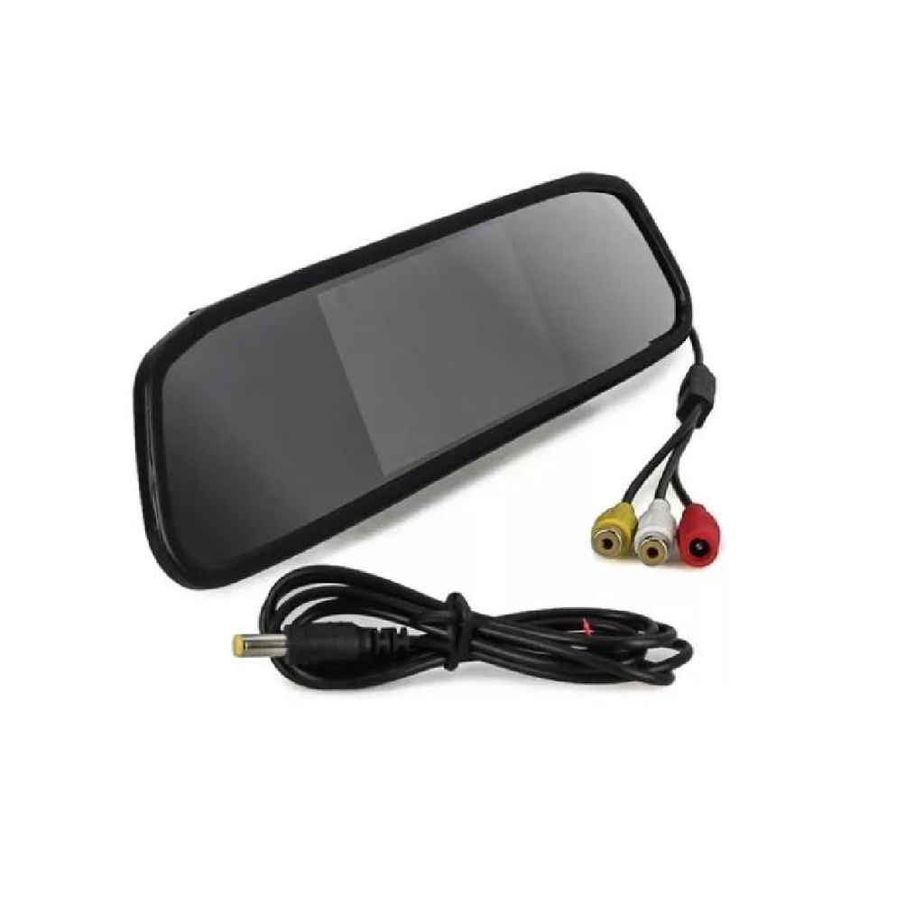 Espelho Retrovisor Interno De Sobrepor Com Monitor LCD | Shopee Brasil