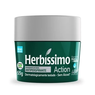 Desodorante Creme Antitranspirante Action Herbissimo 55G