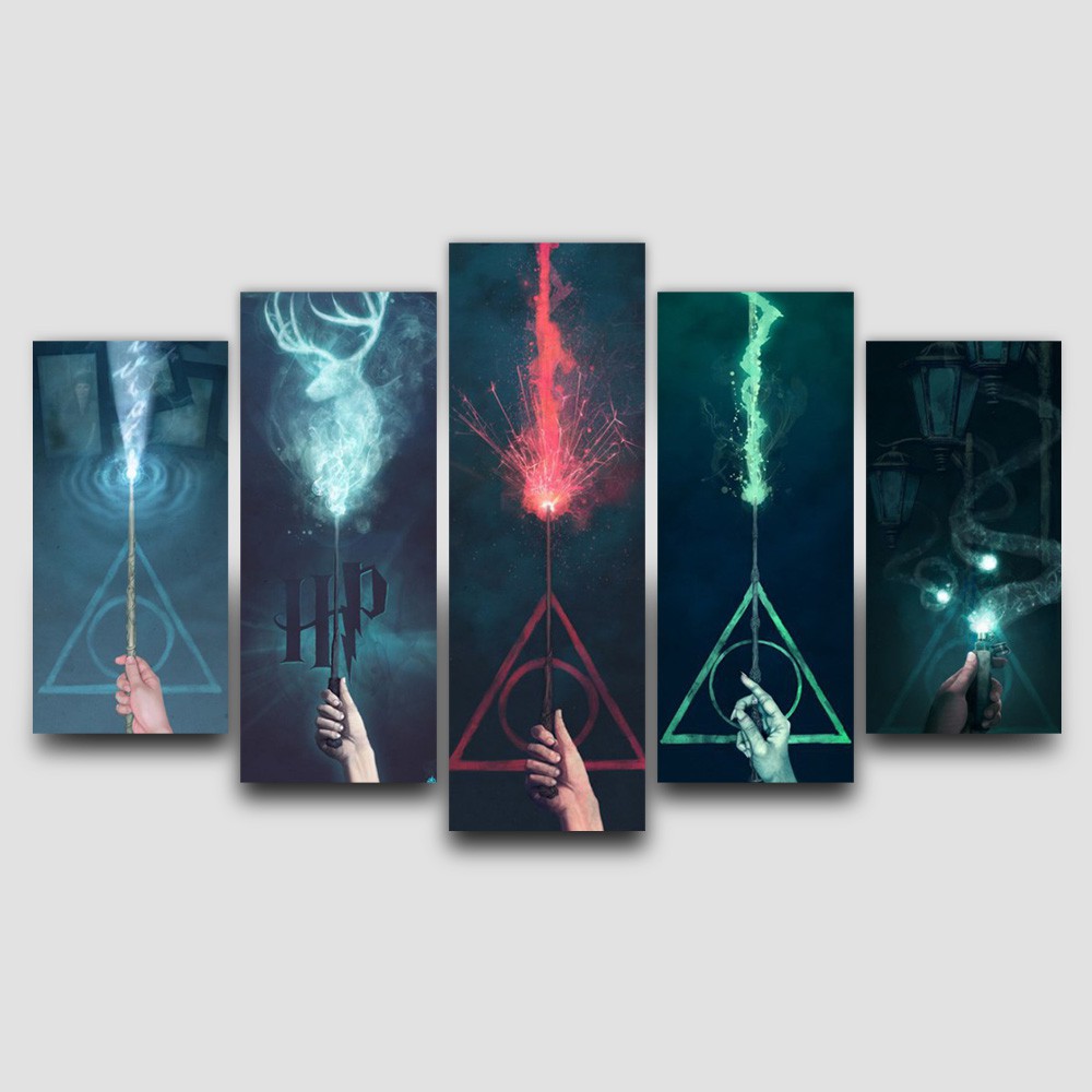 DIAMANTINY Animales Fantásticos – Kit De Mosaico Con Gemas 3D De Harry Potter, Cuadro A4 Para Colorear