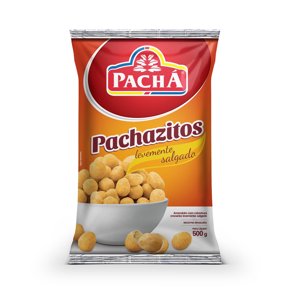 PACHAZITOS AMENDOIM 500g pachá | Shopee Brasil