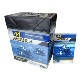 Bateria Moto Moura Twister Cb300 Cbr250 Fazer 250 Ma6-d
