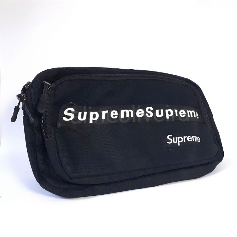 Pochete Bolsa Transversal Regulável Preta Supreme