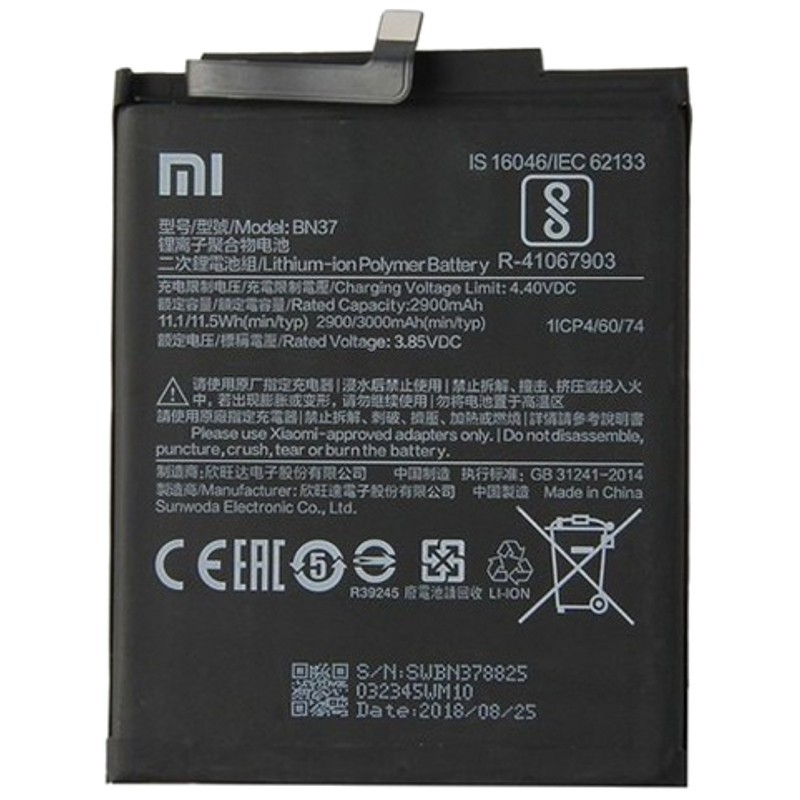 Bateria Bn37 For Redmi 6 6a .