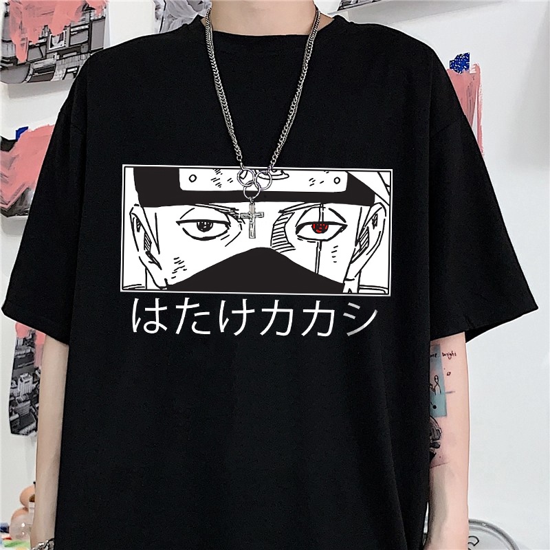 Naruto Akatsuki Manga Anime Camiseta, manga com olhos Uchiha, blusa casual  com gola redonda masculina, camiseta gráfica, roupas Anime, gola O -  AliExpress