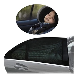 Proteção solar para janela carro, cortina protetora contra vento, sol, insetos para criança