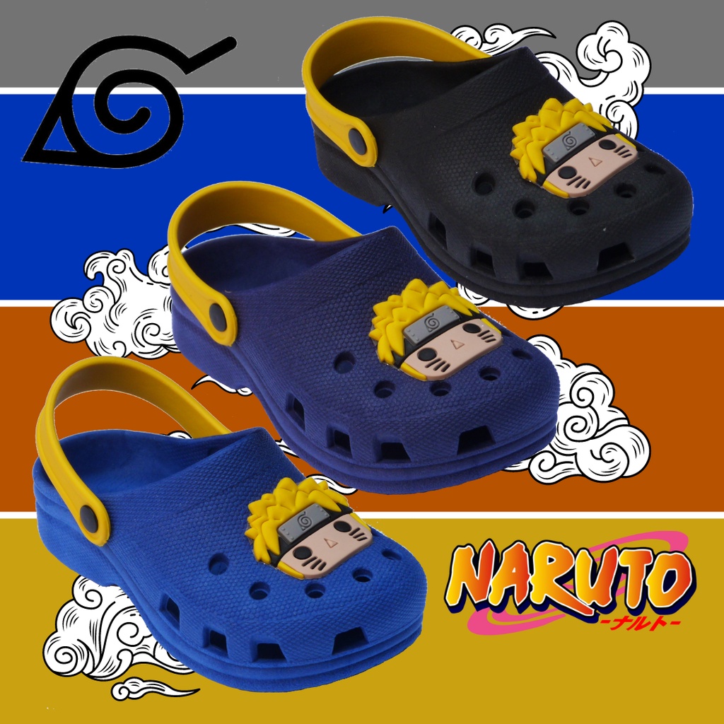 1PCS Moda Crocs Jibbitz Acessórios Criativo  Naruto  Desenho