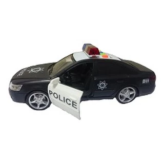 Carro De Polícia Com Som Musical e Luzes Sirene Brinquedo Realista Bbr Toys