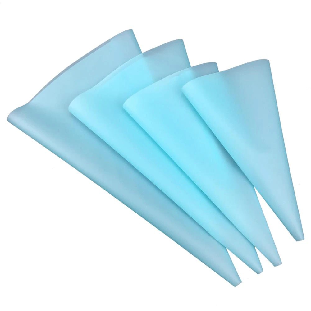 Kit 4 Sacos de Confeitar de Silicone Reutilizável (Medidas Diferentes ...