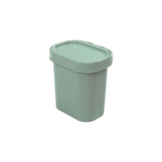 Lixeira de Plástico 2,5 L Compacta para Pia Verde-Verde