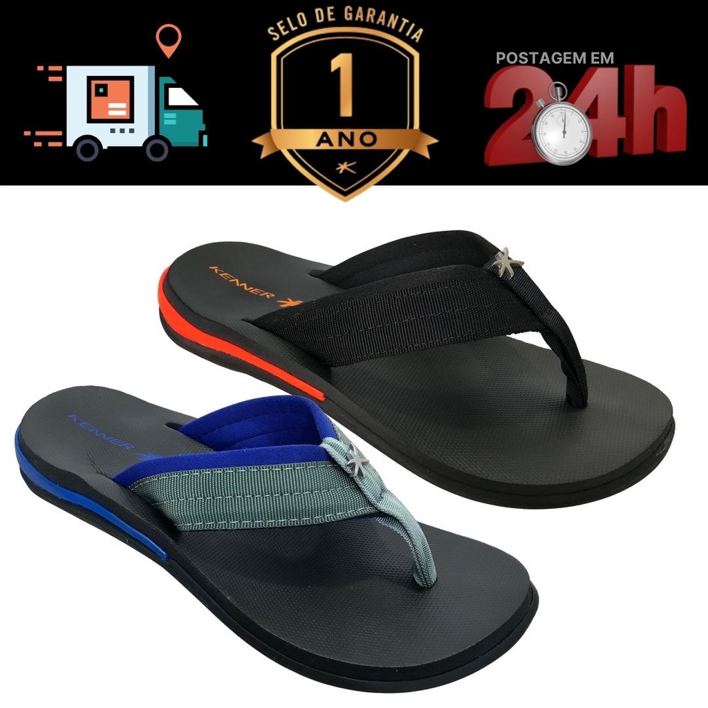 Chinelo kenner action gel hot sale ultra