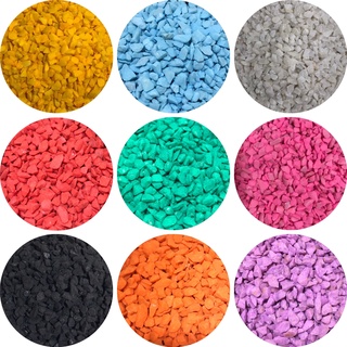Pedra Colorida 9 CORES Decoração 950g Vaso De Planta Aquário