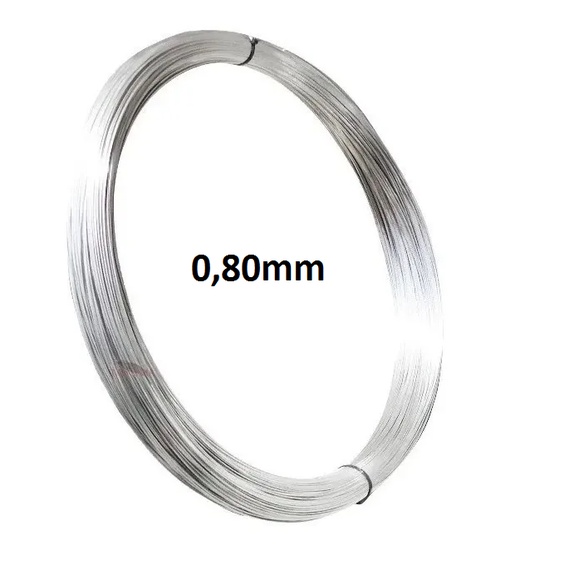 MMLFX Filo a Molla in Acciaio Inossidabile da 2 Metri 304 0,4/0,5/0,6/0,7/0, 8/1/1,2/1,3/1,5/1,8/2 mm Filo Acciaio a Molla a Molla (Color : 2 Meters, Size : 0.5mm