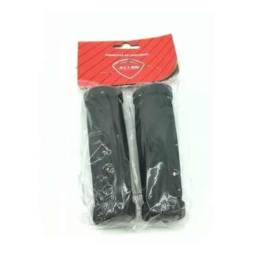 Par Manopla Punho Espuma Mtb Super Confortável Preto Bike