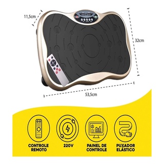 Plataforma Vibratoria Fitness Emagrecer Eletrica 180w 220v | Shopee Brasil