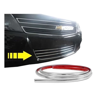 Friso cromado parachoque Vectra 2006 2007 2008 2009 2010 2011 2012