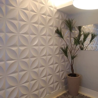 KIT 10 Painel Placa 3d Parede Revestimento Imita Gesso Luxo