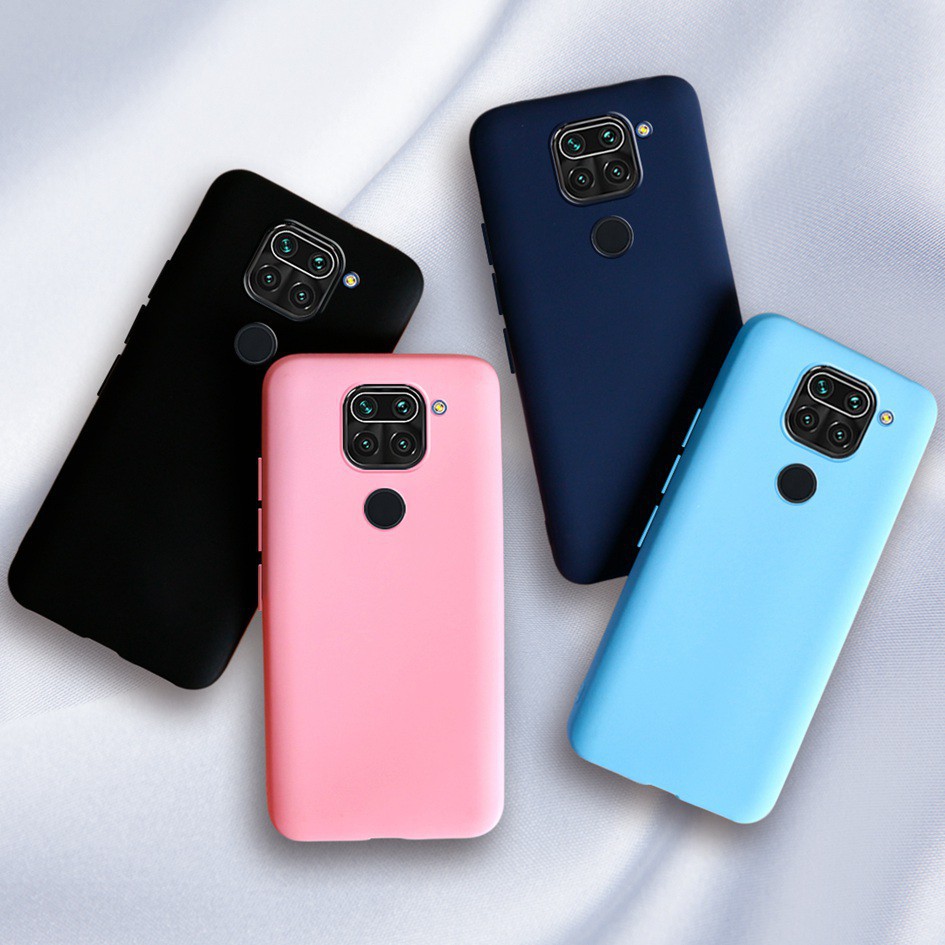 Capa Flexível De Silicone Líquido / Fosca / Anti-Impacto / Anti-Impacto Para Xiaomi Redmi Note9 / 10x / 6,53 Polegadas / Note9