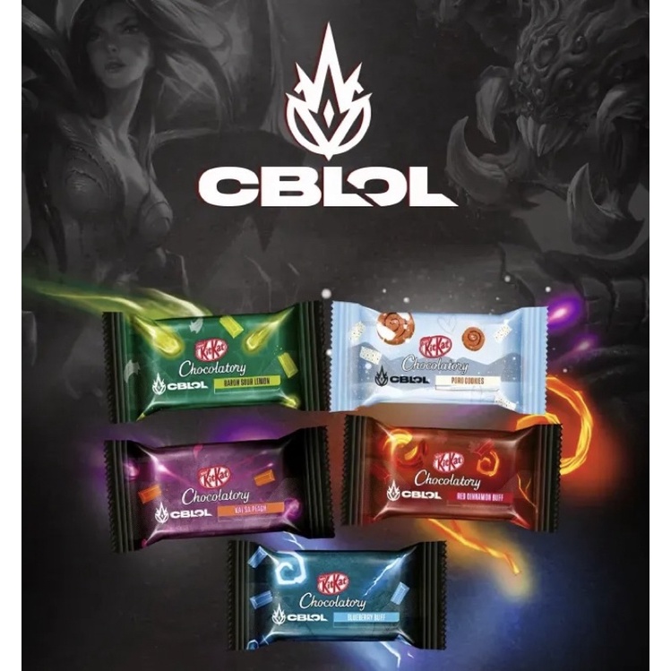 5 unidades KitKat League of Legends - Edição Limitada