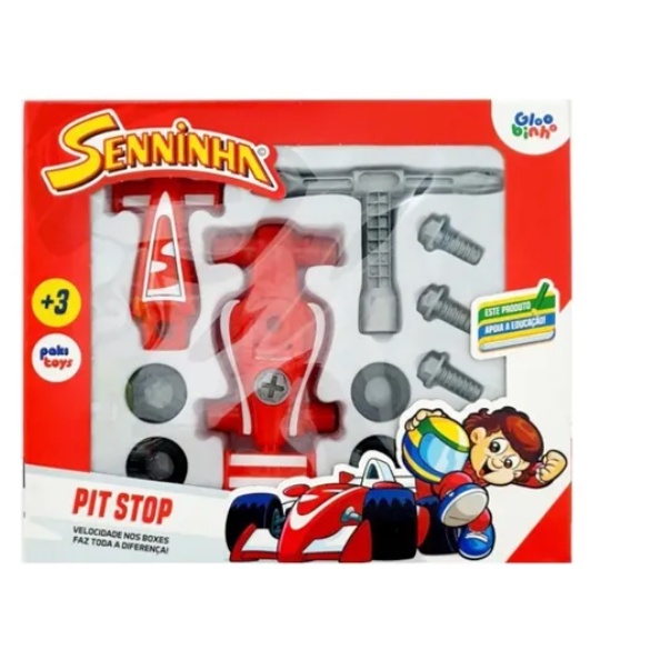 Brinquedo F1 Senna Mecânico Com Ferramenta Educativo | Shopee Brasil