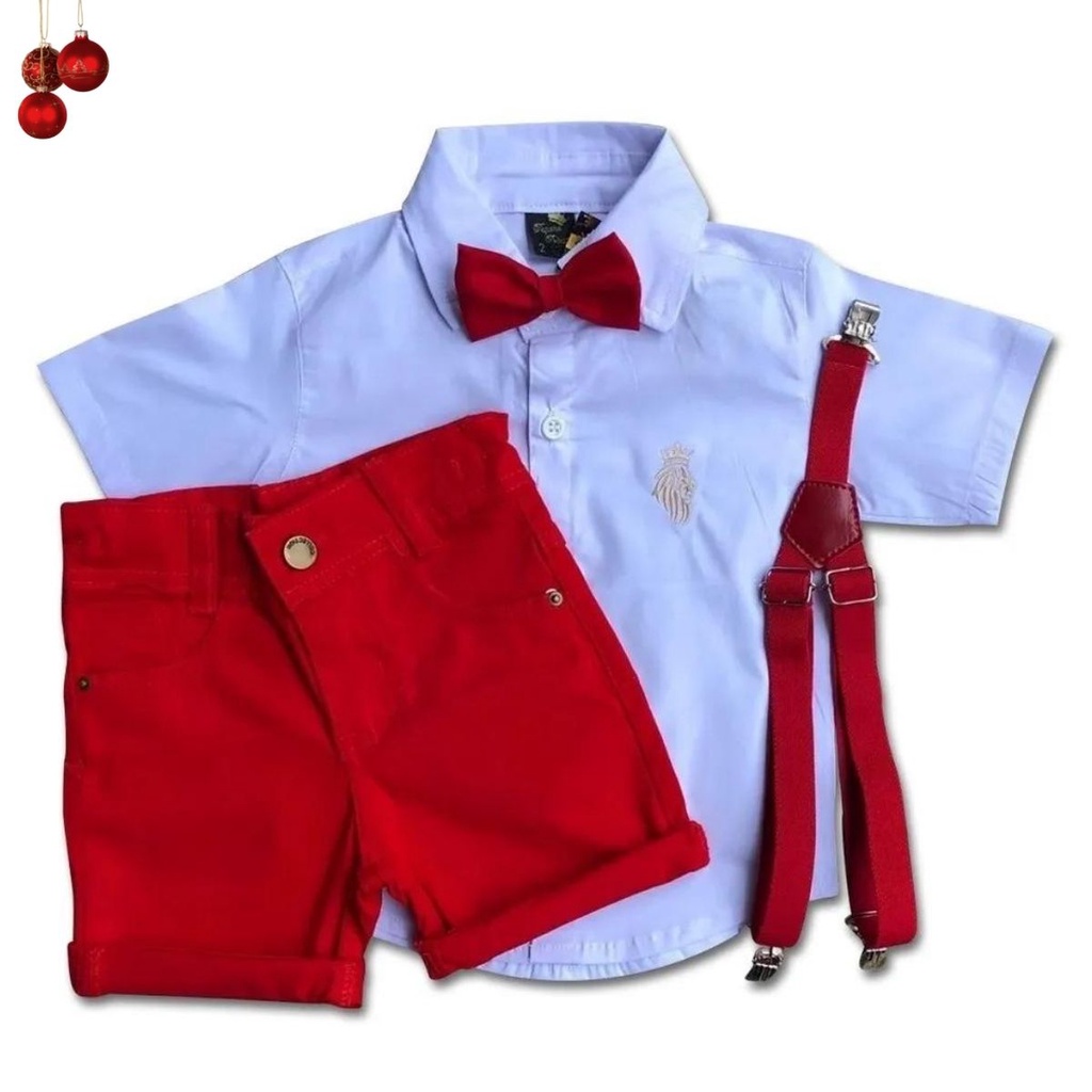 Conjunto Roupa Social Menino Ano Novo - Festa - Casamento