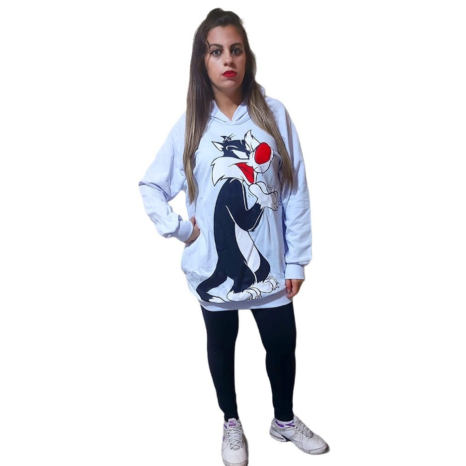 Moletom feminino looney store tunes