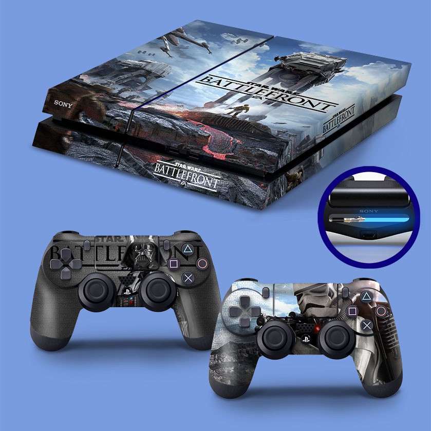 Skin Playstation 4 Fat Ps4 Adesivo Star Wars Battlefront